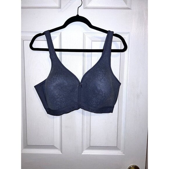 CACIQUE Lightly Lined No Wire Comfort A83570 Full Coverage Gray Bra Sz 40 E - Picture 2 of 12